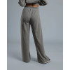 Custom wide leg sweatpants for women cotton adjustable waist running pants
