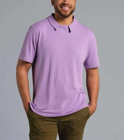 Custom athleisure polo t shirt for men breathable shirts
