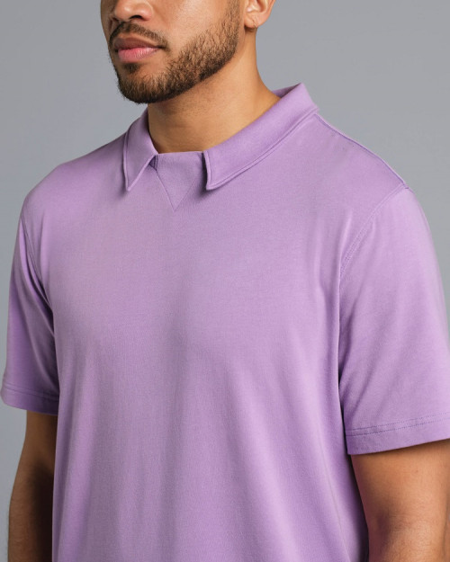 Custom athleisure polo t shirt for men breathable shirts