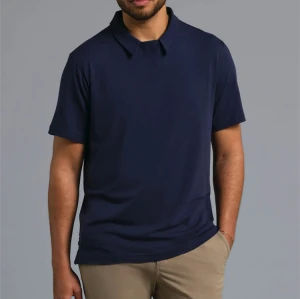Custom athleisure polo t shirt for men breathable shirts