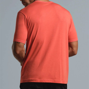 Colorblock crew neck short sleeve t shirts breathable active shirts