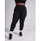 Plus size tummy control scollap sports leggings flattering butt lifting yoga leggings