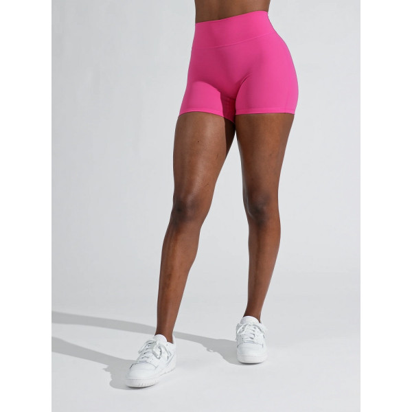 Custom high waist no front seam booty shorts performance biker shorts for women