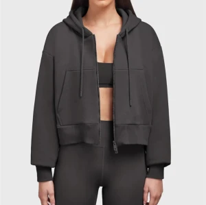 Custom cotton zip up hooded jackets cropped hoodies for ladies