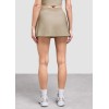 Breathable ribbed active dresses soft tennis clothing for ladies