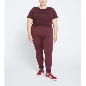 Plus size crew neck t shirts breathable cotton base layers for women
