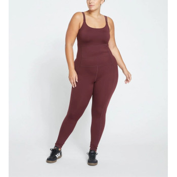 Custom plus size nude feeling one piece jumpsuits classic fitness jumpsuits