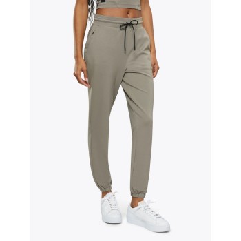 Custom cotton joggers for women with adjustable drawstring