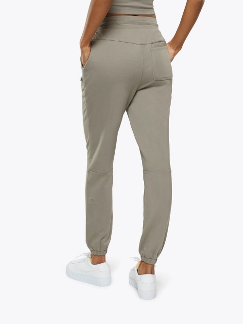 Custom cotton joggers for women with adjustable drawstring