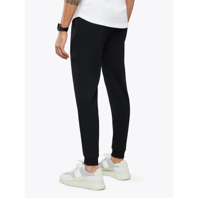 Custom cotton slim fit sweatpants for men with side pockets