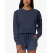 Custom cotton fleece crewneck sweatshirts for ladies relaxed fit cropped hoodies