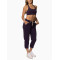 Custom cotton fleece cut-off sweatpants loose fit women's cotton joggers