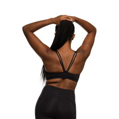 New classic essential medium impact sports bra back cross yoga bralette