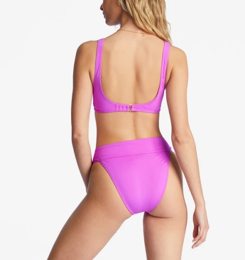 Custom sexy plunge V neck bikini top new arrival 2 pieces swimwear suits