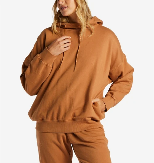 Custom regular length basic cozy hoodies with pockets relaxed fit hooded sweatshirts