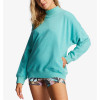 High neck loose fit sweatshirts with side pockets cozy athleisure style pullover