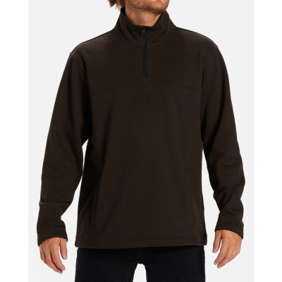 Custom men's mock neck half zipper sweatshirts