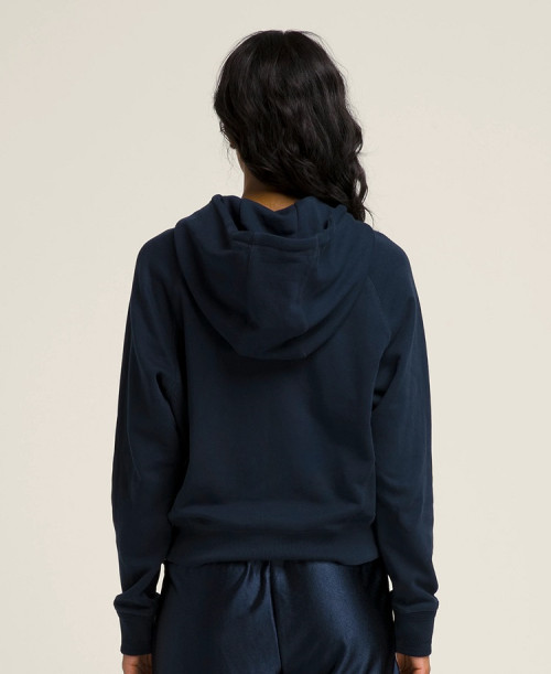Custom midweight cotton hoodies for women athletic hooded sweatshirts