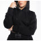 Custom women's cropped hoodies with adjustable waist cotton fleece hooded sweatshirts