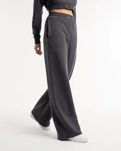 Custom athleisure flared sweatpants for women high waist running joggers
