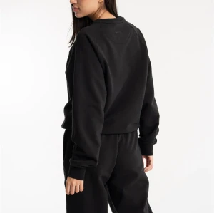 Women's crew neck pullover sweatshirts relaxed fit basic cotton hoodies