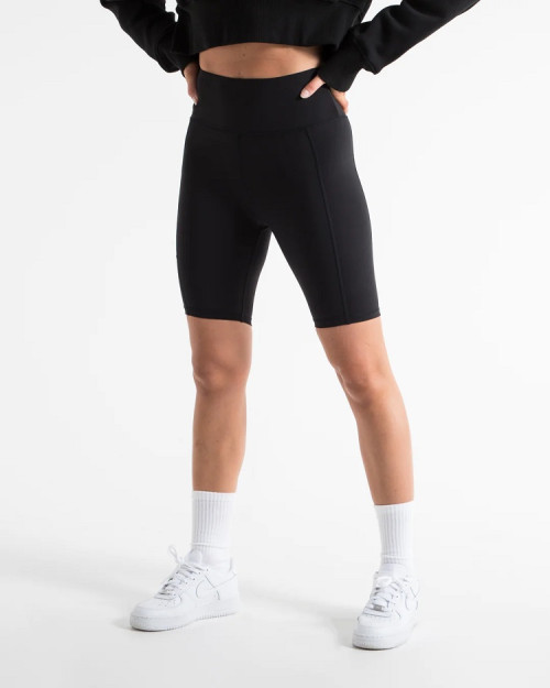 Custom long short cycling shorts for women moisture-wicking performance bike shorts