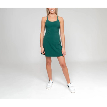 Custom moisture-wicking active dress for ladies with undershorts one piece tennis clothing