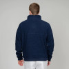 Custom heavy weight half zipper polar fleece sweatshirts for men with kangaroo pockets