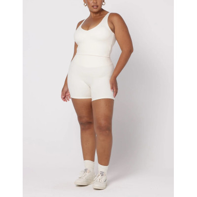 Custom sexy v neck longline sports bra with removable padding big u back classic yoga bralette