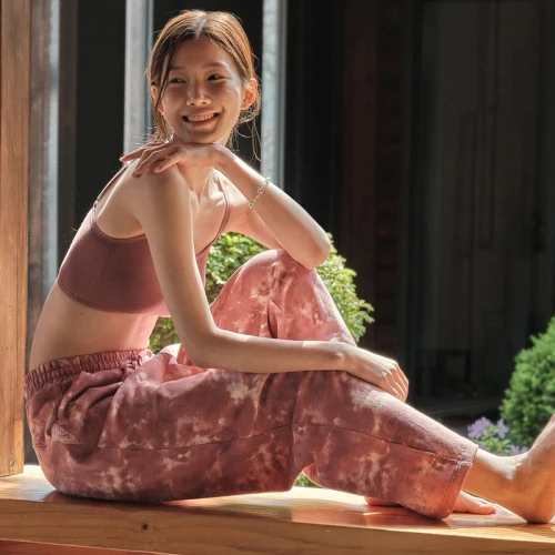 Women's Joggers Pants with Zipper Pockets  Tie dye Sweatpants for Women Lounge, Jogging