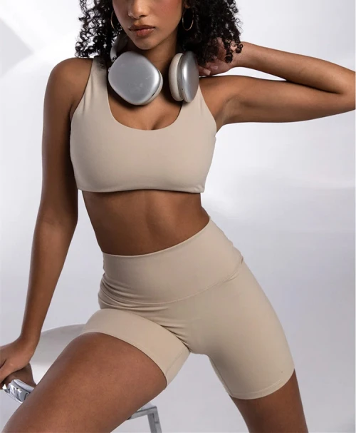 High waisted no front seam yoga shorts buttery soft curvy biker shorts