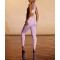 High waisted no front seam yoga leggings with scrunch bum details full length gym tights for ladies