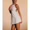 Custom high neck cotton spandex tennis dress sporty active dresses