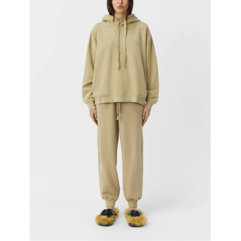 Cozy cotton hoodies with drawstring basic loose fit women's pullover sweatshirts