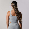 Custom longline v neck sports bra u back athleisure design yoga bralette