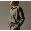 Custom lightweight 1/4 zip pullover sweatshirts breathable running hoodies for ladies