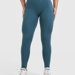 Compressive no front seam yoga leggings high waisted full length fitness tights