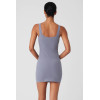 Lightweight breathable nude feeling athleisure tennis dress square neck u back tennis clothing