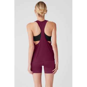 Lightweight ultra soft relaxed fit sports tank for ladies everyday flowy tank top