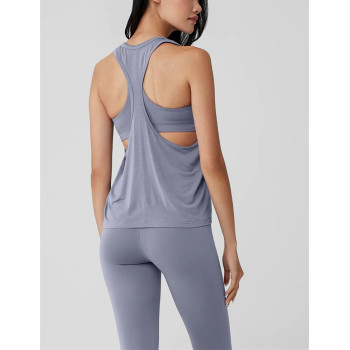 Lightweight ultra soft relaxed fit sports tank for ladies everyday flowy tank top