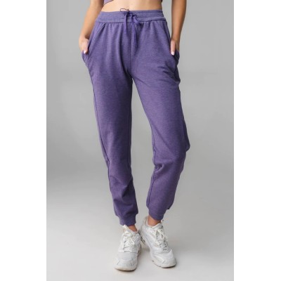 Custom cotton pocket joggers for women with adjustable drawstring slim fit running sweatpants