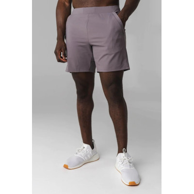 Custom sweat wicking men gym shorts relaxed fit pocket shorts with adjustable waist
