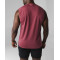 Custom moisture-wicking crew neck sleeveless running t shirts relaxed fit workout gym top