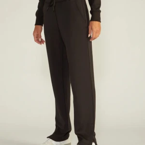 Custom cotton adjustable waist side slit pants women's ultra soft warm relaxed fit jogger pants