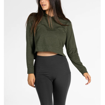 Lightweight cropped hoodies loose fit relaxed fit hooded sweatshirts