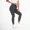 High waisted slim fit pocket jogger pants adjustable waist running sweatpants with side pockets