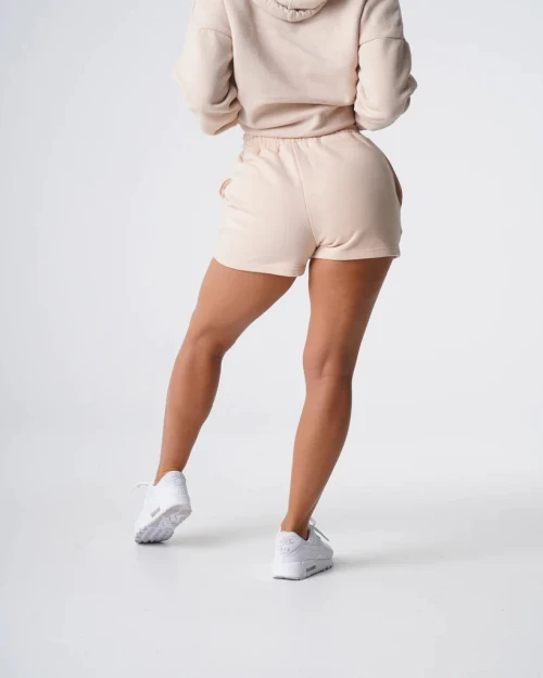 New arrival cotton blend lifestyle shorts women's elastic waist lounge shorts with side pocket