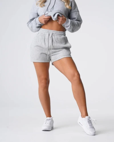 New arrival cotton blend lifestyle shorts women's elastic waist lounge shorts with side pocket