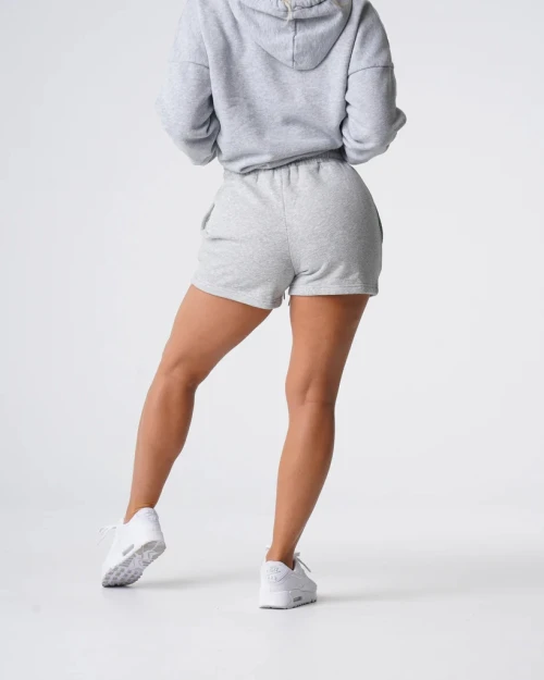 New arrival cotton blend lifestyle shorts women's elastic waist lounge shorts with side pocket