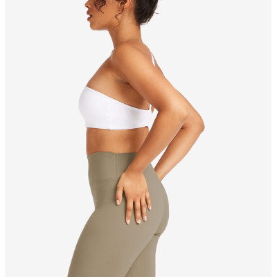 One shoulder tube sports bra athleisure style everyday bralette